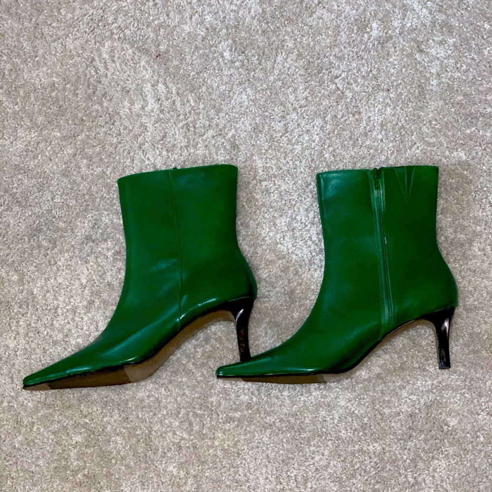 Coup D’etat Green Women’s booties Size 12W